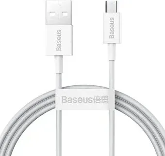 Baseus CAMYS-02 USB Type-A - microUSB (1 м, белый)