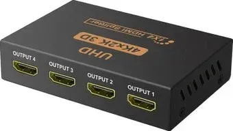 USBTOP 1x4 HDMI UltraHD 4K 3D, активный