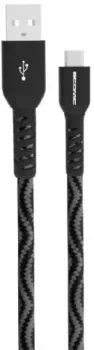 Atomic Flexstick USB-microUSB 1.5 м (черный/серый)