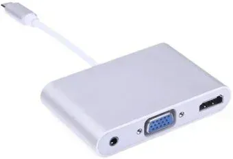 USBTOP USB3.1 Type-C на HDMI/VGA/3.5mm