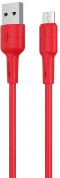 Borofone BX30 microUSB 1 м (красный)
