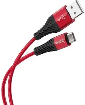 Hoco X38 USB Type-C 1 м (красный)
