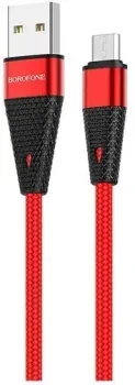 Borofone BU10 microUSB 1.2 м (красный)