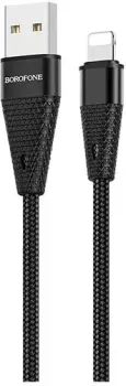 Borofone BU10 Ligtning 1.2 м (черный)