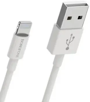Borofone BX22 Lightning 1 м (белый)
