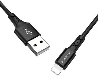 Borofone BX20 Lightning 1 м (черный)