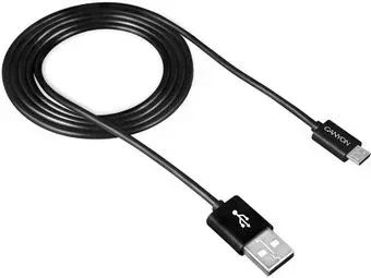 Canyon UM-1 CNE-USBM1B USB Type-A - microUSB (1 м, черный)