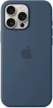 Apple MagSafe Silicone Case для iPhone 16 Pro Max (синий)