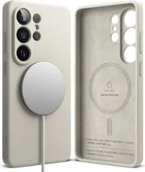 Ringke Silicone Magnetic для Galaxy S26 Ultra (Stone)