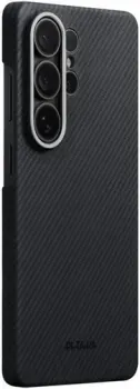 Pitaka Edge Case для Samsung Galaxy S26 Ultra (600D Black/Grey Twill Aaron Button)