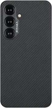 Pitaka MagEZ Case 4 для Samsung Galaxy S24+ (600D twill, черный/серый)