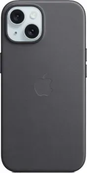 Apple MagSafe FineWoven Case для iPhone 15 (черный)