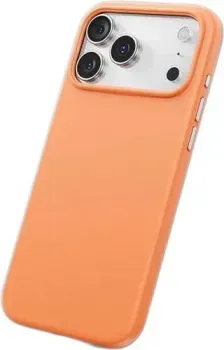 Baseus Colorful Liquid Silicone Magnetic Case для iPhone 17 (оранжевый)
