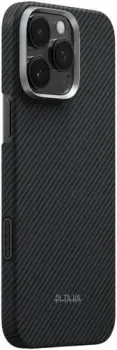 Pitaka Edge Case для iPhone 16 Pro (600D Black/Grey Twill PitaTap)