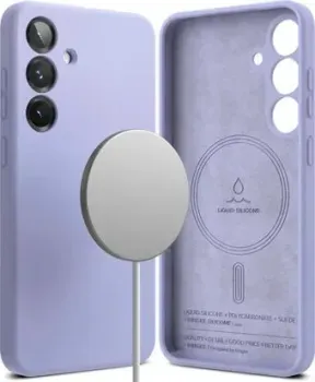 Ringke Silicone Magnetic для Galaxy S25 Lavender