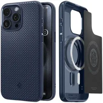 Spigen Mag Armor (MagFit) для iPhone 15 Pro ACS06737 (темно-синий)