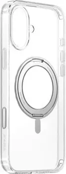 Baseus SkyRing 360° Magnetic Phone Case with Stand TouchButton Version для iPhone 16 (прозрачный)