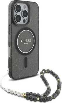 Guess PC/TPU Glitter (MagSafe) для iPhone 16 Pro GUHMP16LHGCRELSK