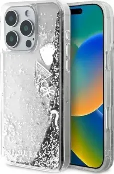 Guess Liquid Glitter для iPhone 16 Pro GUHCP16LGLHFLSI
