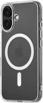 uBear Real Mag Case для Apple iPhone 16 (прозрачный)