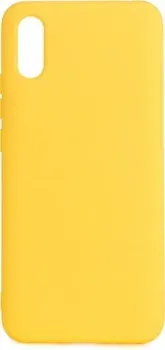 Case Cheap Liquid для Redmi 9А (желтый)