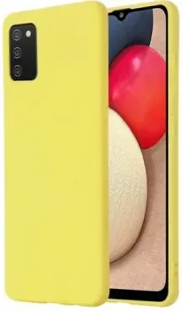 Case Cheap Liquid для Galaxy A02s (желтый)