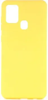 Case Cheap Liquid для Galaxy A21s (желтый)