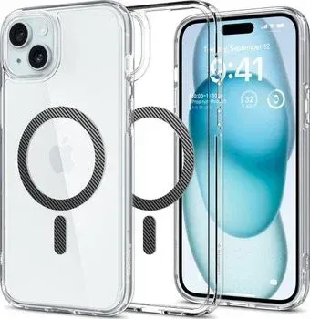 Spigen Ultra Hybrid (MagFit) для iPhone 15 ACS06805 (черный)