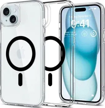 Spigen Ultra Hybrid (MagFit) для iPhone 15 ACS06803 (черный)