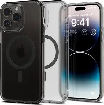 Spigen Ultra Hybrid (MagFit) для iPhone 14 Pro ACS05586 (затемненный)