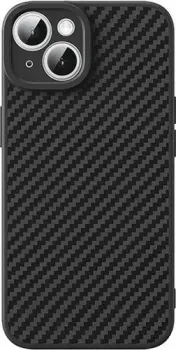 Baseus Synthetic Fiber Series Magnetic для iPhone 15 Plus (черный)