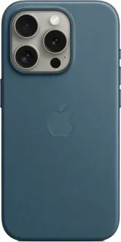 Apple MagSafe FineWoven Case для iPhone 15 Pro (тихоокеанский синий)