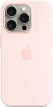Apple MagSafe Silicone Case для iPhone 15 Pro (светло-розовый)
