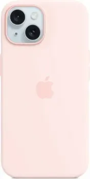 Apple MagSafe Silicone Case для iPhone 15 (светло-розовый)