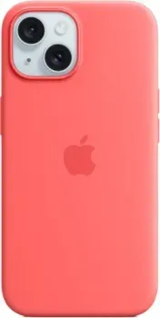 Apple MagSafe Silicone Case для iPhone 15 (гуава)