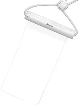 Baseus AquaGlide Waterproof Phone Pouch with Cylindrical Slide Lock (белый)