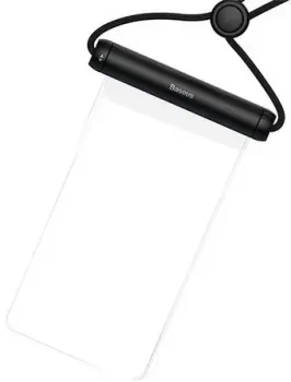 Baseus AquaGlide Waterproof Phone Pouch with Cylindrical Slide Lock (черный)