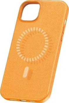 Baseus Fauxther Magnetic для iPhone 15 Plus (оранжевый)