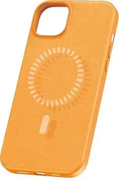 Baseus Fauxther Magnetic для iPhone 15 (оранжевый)
