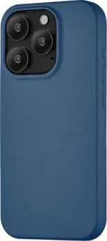 uBear Capital Leather для iPhone 15 Pro (темно-синий)
