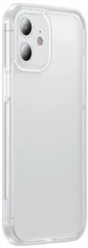 Baseus Camera Lens Protector Frame для Apple iPhone 12 Pro Max (белый)