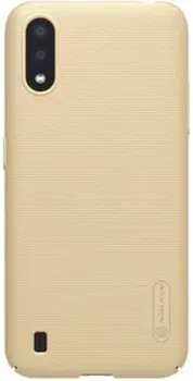 Nillkin Super Frosted Shield для Samsung Galaxy A01 (золотистый)