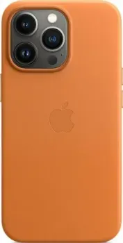 Apple MagSafe Leather Case для iPhone 13 Pro (золотистая охра)