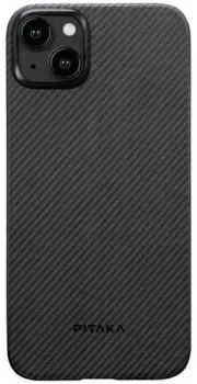 Pitaka MagEZ Case 4 для iPhone 15 (1500D twill, черный/серый)