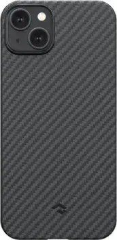 Pitaka MagEZ Case 3 для iPhone 14 Plus (1500D twill, черный/серый)