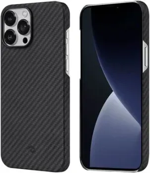 Pitaka MagEZ Case 2 для iPhone 13 Pro (twill, черный/серый)