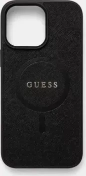 Guess PU Saffiano with metal logo (MagSafe) для iPhone 16 Pro Max GUHMP16XPSAHMCK