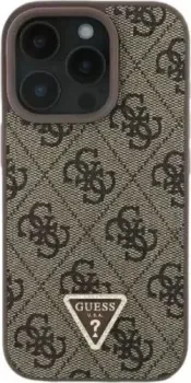 Guess PU 4G Triangle Diamond metal logo для iPhone 16 Pro Max GUHCP16XP4TDPW