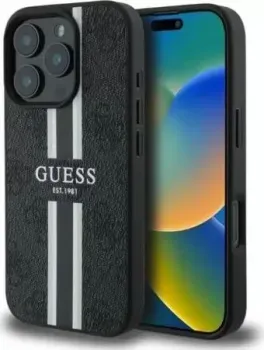 Guess PU 4G Stripes (MagSafe) для iPhone 16 Pro Max GUHMP16XP4RPSK