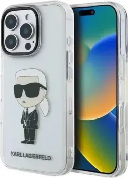 Lagerfeld PC/TPU NFT Karl Ikonik для iPhone 16 Pro Max KLHCP16XHNIKTCT